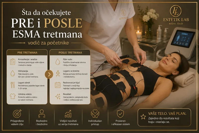 Šta da očekujete pre i posle ESMA tretmana – vodič za početnike